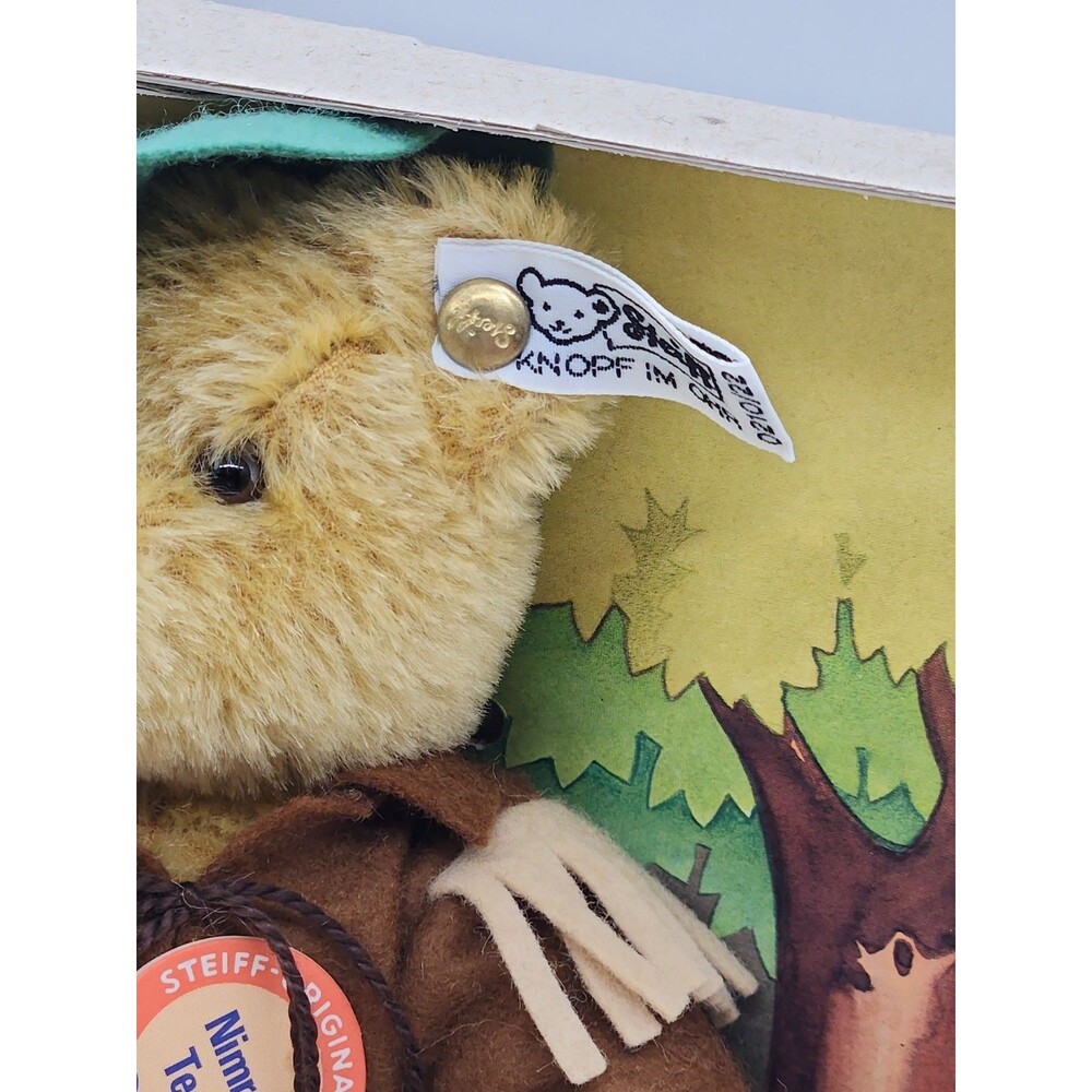 Steiff Nimrod Teddy Bear Camping Set 0210/22 Genuine Mohair KNOPF IM OHR - Picture 13 of 16